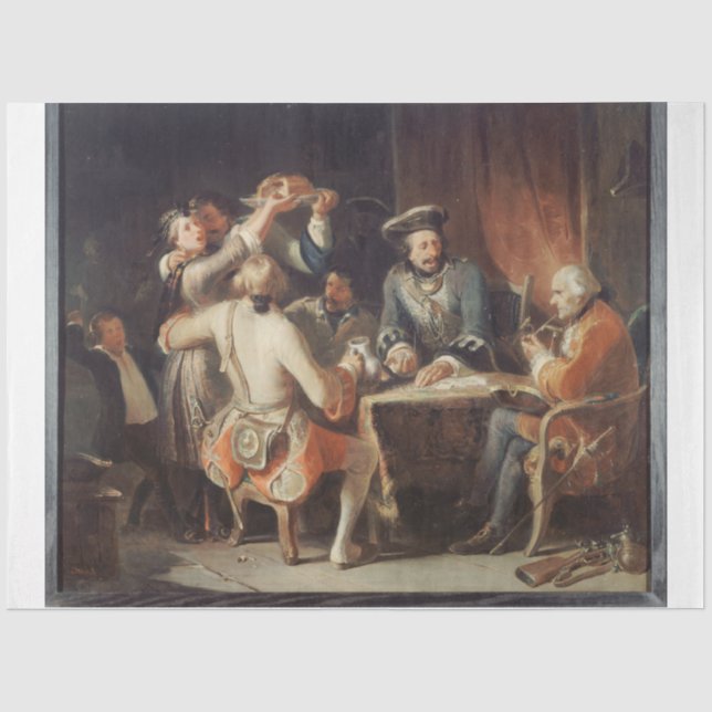 Papier Mousseline Découpage de l'Ephémère de la peinture de jeu de c (Recto)