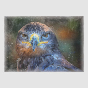 Papier Mousseline Découpage de l'oeuvre d'ornithologie Falcon