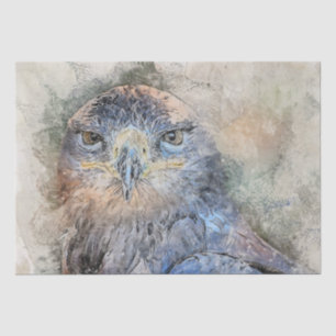 Papier Mousseline Découpage de l'oeuvre d'ornithologie Falcon