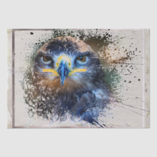Papier Mousseline Découpage de l'oeuvre d'ornithologie Falcon