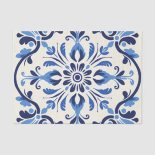 Papier Mousseline Découpage de motif portugais mignon