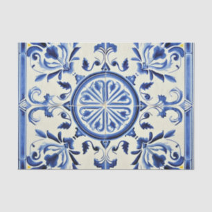 Papier Mousseline Découpage de motif portugais mignon