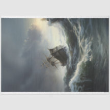 Découpage de navire Stormy Seas