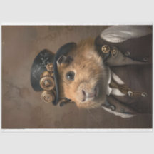 Découpage de porc de Guinée Vintage victorienne