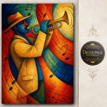 Découpage de rythme de trompette de jazz