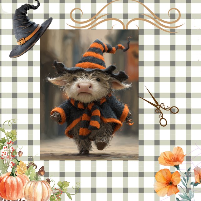 Papier Mousseline Découpage Découpage Décor Halloween en chaudière d (Créateur téléchargé)