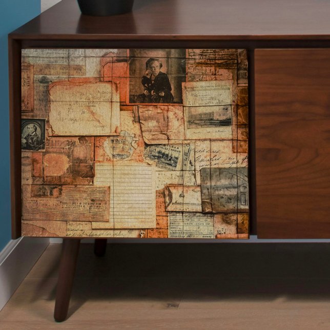 Papier Mousseline Découpage des documents vintages (Créateur téléchargé)