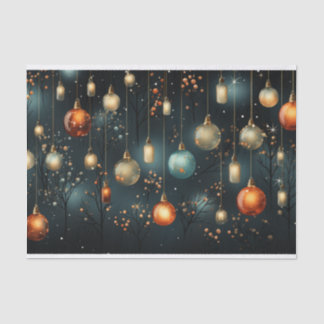 Papier Mousseline Découpage des lumières de Noël