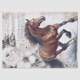 Papier Mousseline Découpage du cheval hanovre