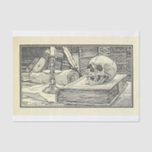 Découpage du crâne alchimiste d'Halloween