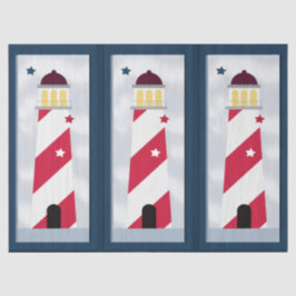 Papier Mousseline Découpage du phare nautique
