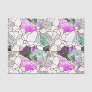 Papier Mousseline Découpage Effet de verre tendu