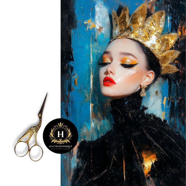 Papier Mousseline Découpage féministe d'or (Créateur téléchargé)