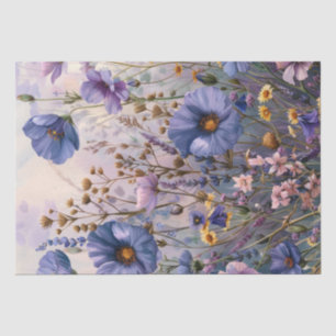 Papier Mousseline Découpage fleur sauvage
