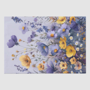 Papier Mousseline Découpage fleur sauvage