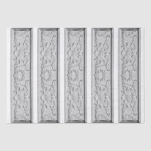 Papier Mousseline Découpage Français Frieze Palmette Scroll Mobilier