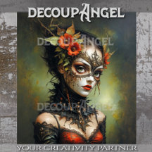 Découpage gothique de la reine du printemps