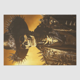 Papier Mousseline Découpage Gothique Spirit Cowboy Imaginaire foncé
