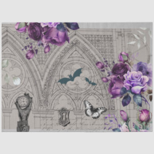 Papier Mousseline Découpage gothique victorienne Steampunk