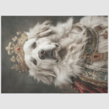 Découpage Grande Pyrénées Famille royale