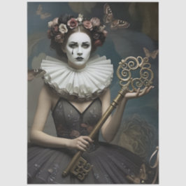 Papier Mousseline découpage Imagerie poétique sombre 