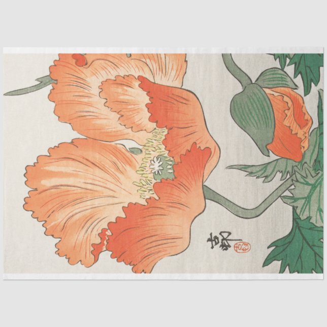 Papier Mousseline Découpage japonaise du Populaire Découpant rouge o (Recto)
