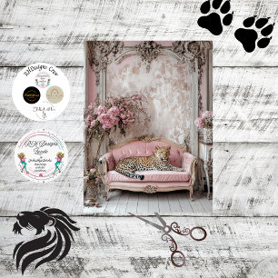 Papier Mousseline Découpage Lavish Leopard Romantique Whimsical Room