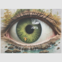 Découpage L'oeil de l'Univers comme paysage