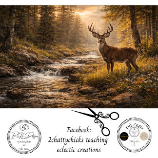 Papier Mousseline Decoupage Majestic Wildlife Deer Standing Field