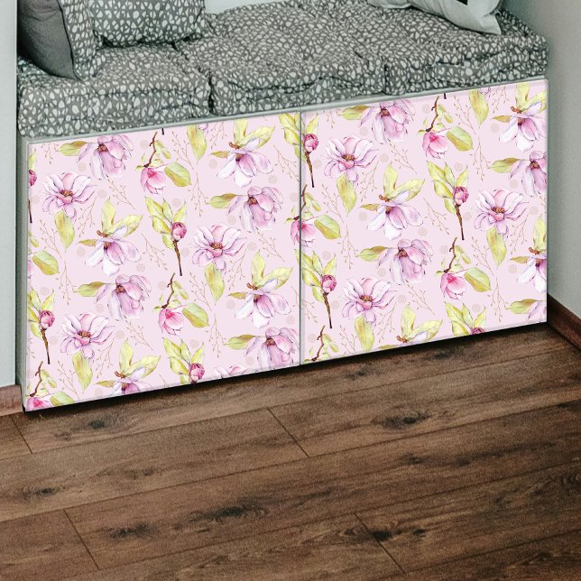 Papier Mousseline Découpage Motif de fleurs Magnolia (Créateur téléchargé)