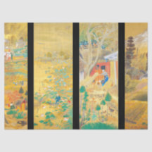 Decoupage ou métiers japonais exotiques de motif