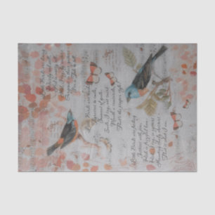 Papier Mousseline Découpage papier de tissus - Chanter une chanson