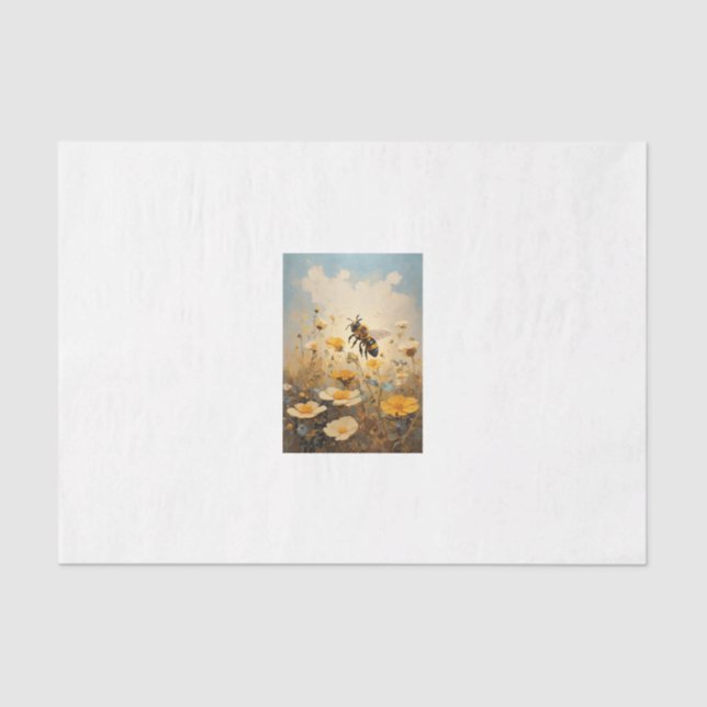 Papier Mousseline Decoupage papier tissue pour fleurs (Recto)