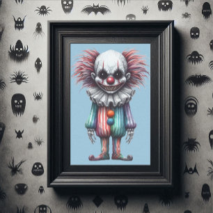 Papier Mousseline Découpage Psycho Clown