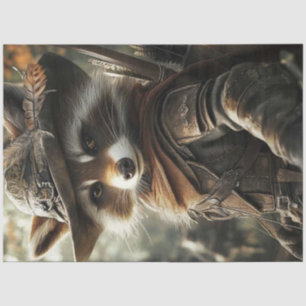 Papier Mousseline Découpage Robin des Bois Raccoon Héros des Bois