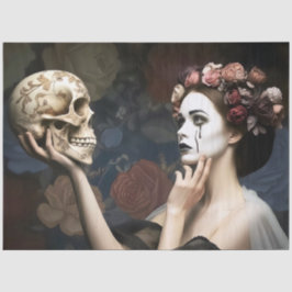Papier Mousseline Découpage romantique sombre
