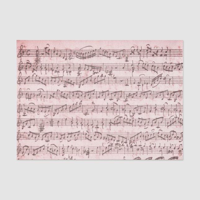 Papier Mousseline Découpage rose Rose vintage (Recto)