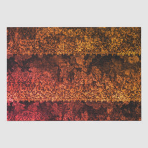 Papier Mousseline Découpage rouge dentelle gothique