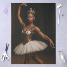 Papier Mousseline Découpage Steampunk Royal Ballerina Élégant