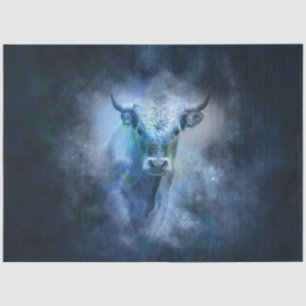 Papier Mousseline Découpage Taurus Bull