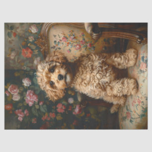 Papier Mousseline Découpage Vintage de caniche Regal