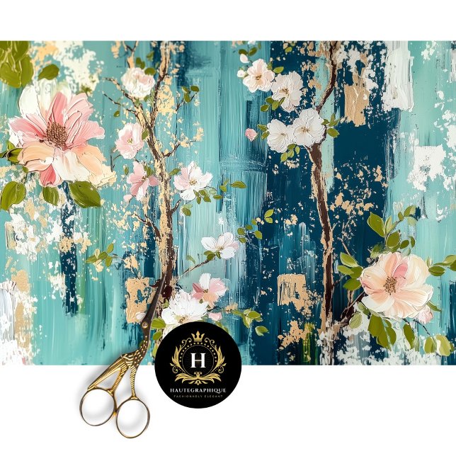 Papier Mousseline Découpage vintage floral (Créateur téléchargé)