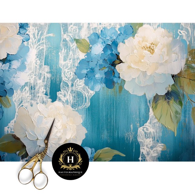 Papier Mousseline Découpage vintage floral (Créateur téléchargé)