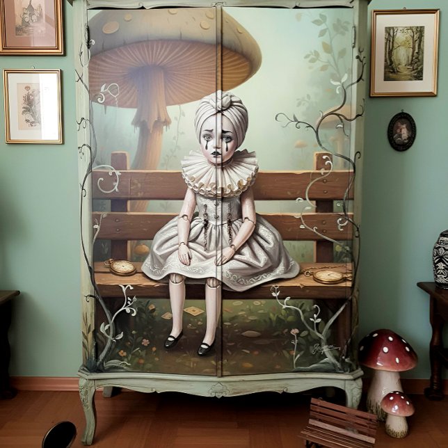Papier Mousseline Decoupage Whimsical doll (Créateur téléchargé)