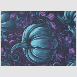Papier Mousseline Découpage Whimsical Vibrant Turquoise Blue Citroui