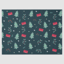 Deep Green Christmas Trees Perfect Gift
