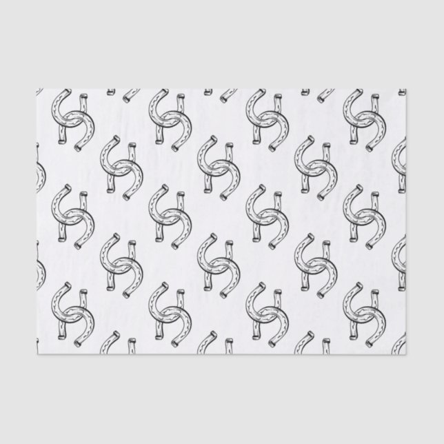 Papier Mousseline Défer à cheval (Recto)