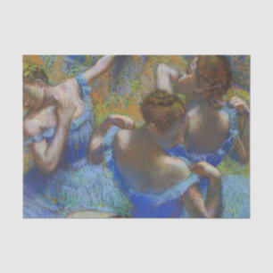 Papier Mousseline Degas Danseuses Bleues Pastel Chef-d'œuvre d'Art