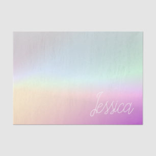 Papier Mousseline Dégradants Ombre couleur cool et votre script
