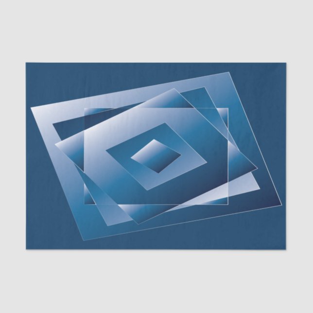 Papier Mousseline dégradé bleu 1 (Recto)